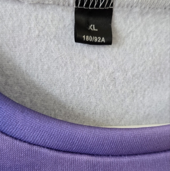 Purple Blue Skull Headphones Sweatshirt NWOT - Picture 2 of 4